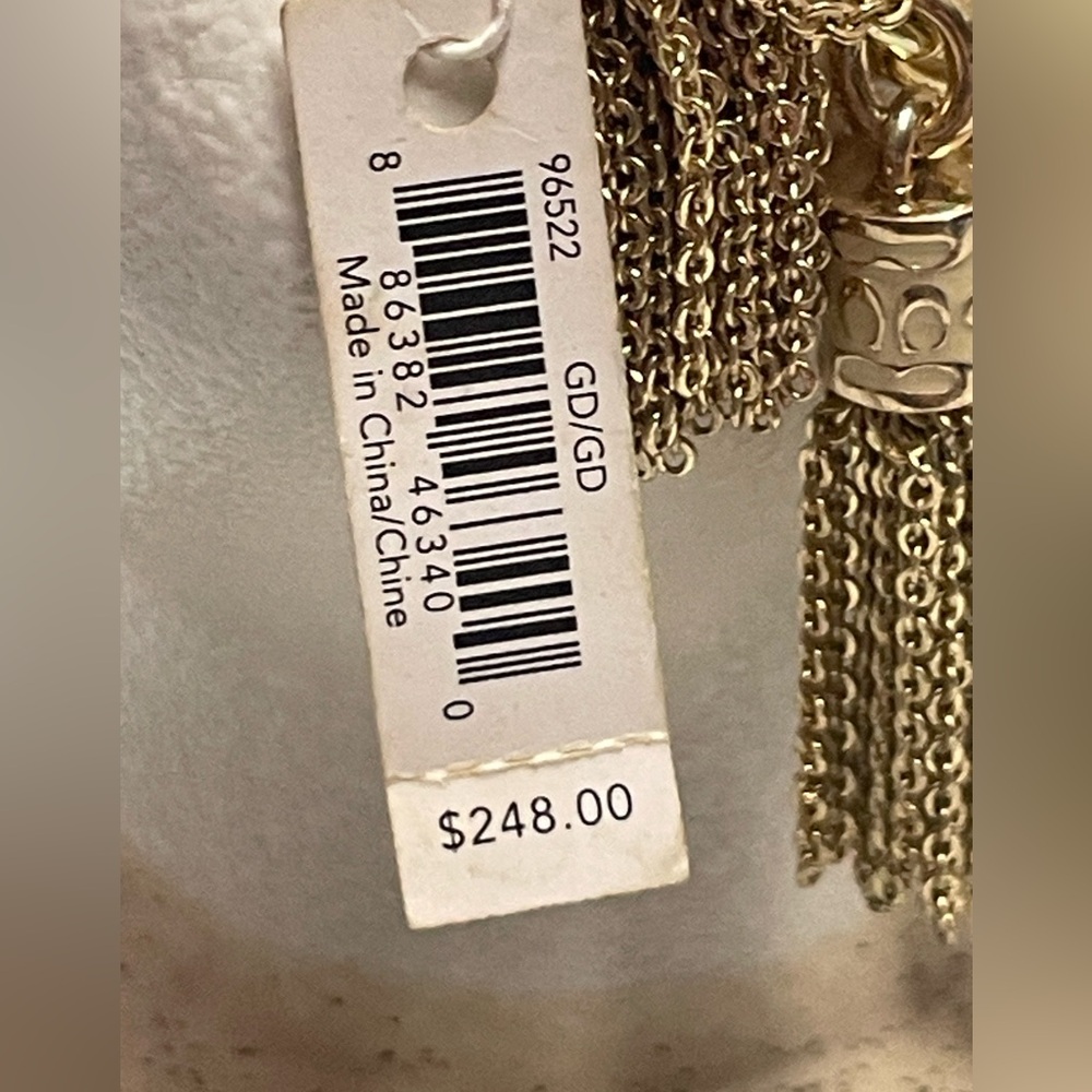 NWT Coach Tassel Charm Bracelet - Picture 2 of 8